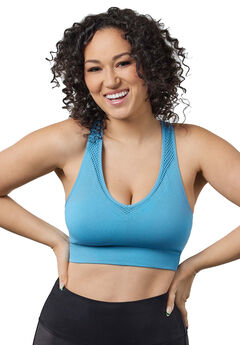 Layla's Celebrity Sports Bras for Women Plus Size Sports Bra Comfortable Bralette  Black XL/XXL at  Women's Clothing store