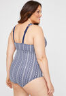 Ruched Bandana One-Piece Swimsuit, , on-hover image number 1