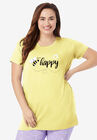 Soft PJ Tunic Tee , BANANA BEES HAPPY, hi-res image number null