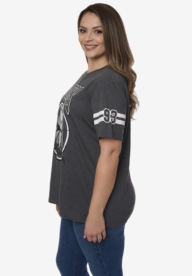 Jack Skellington Striped Short Sleeve T-Shirt , , alternate image number 2