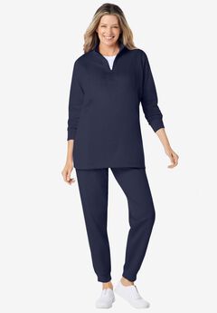 2-piece fleece sweatshirt set