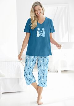 2-Piece Capri PJ Set