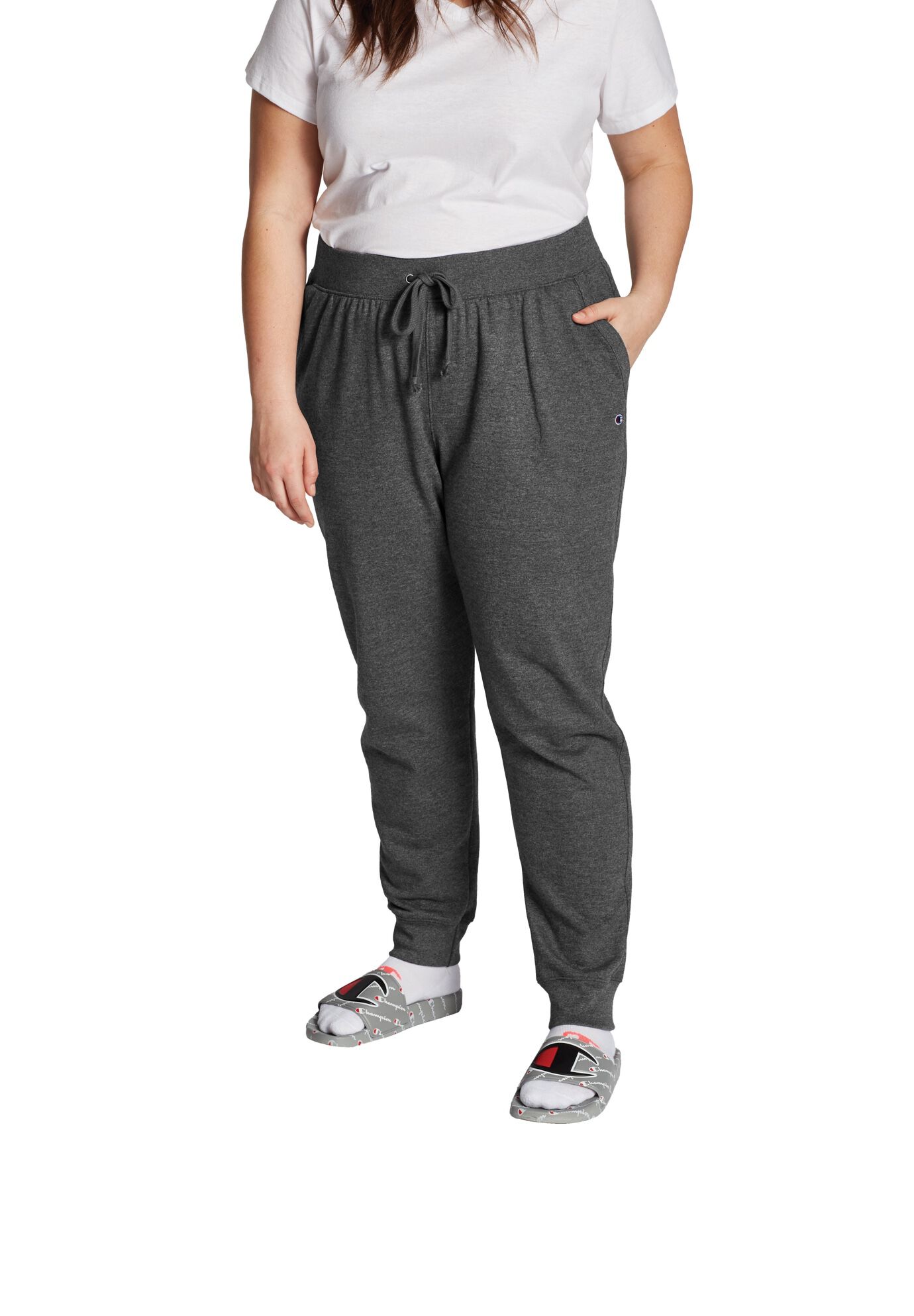 Champion womens deals powerblend fleece joggers