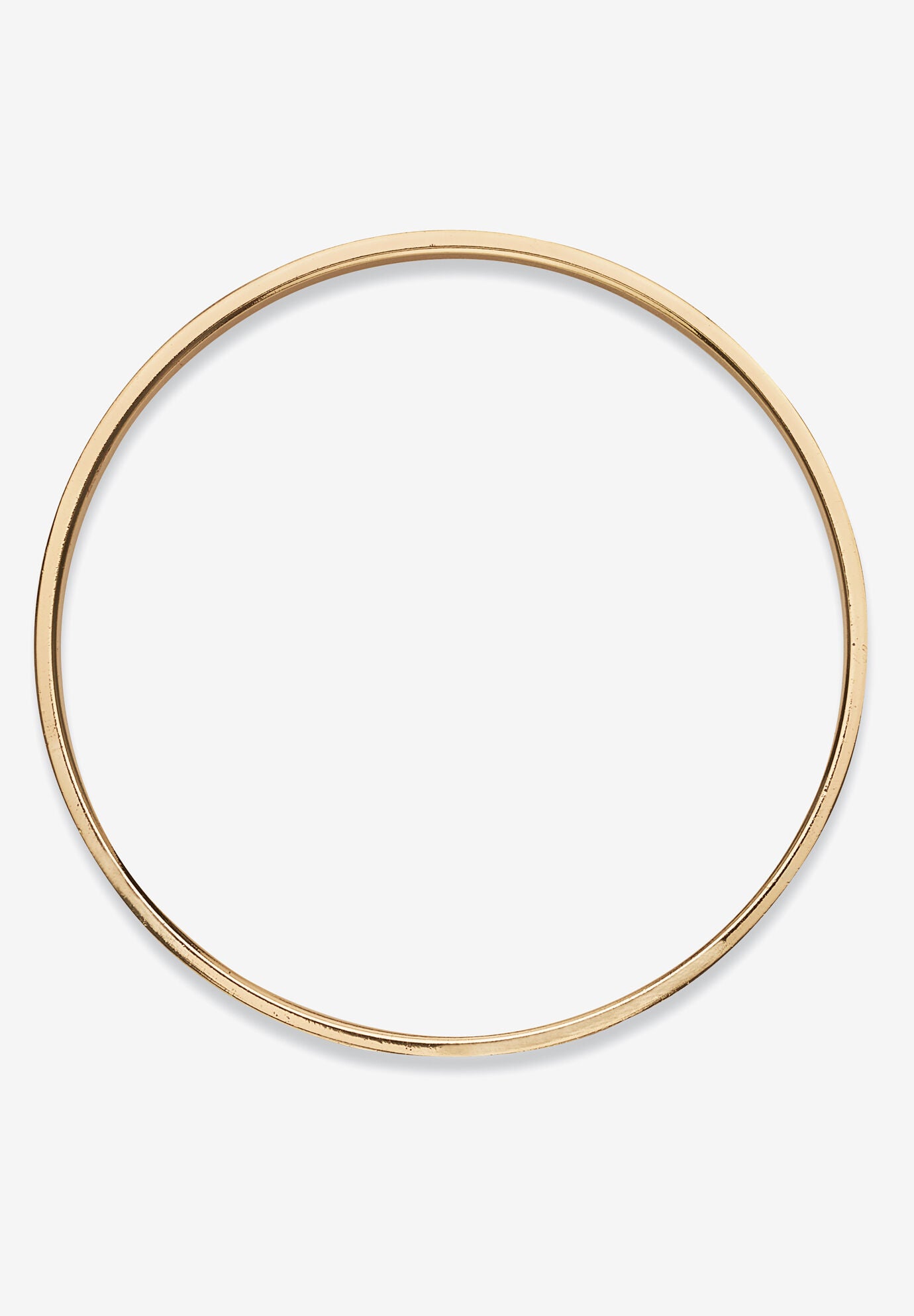 Gold Tone Stackable Eternity Bangle Bracelet Birthstones 7.5 inches, , on-hover image number 1