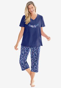 2-Piece Capri Cotton PJ Set