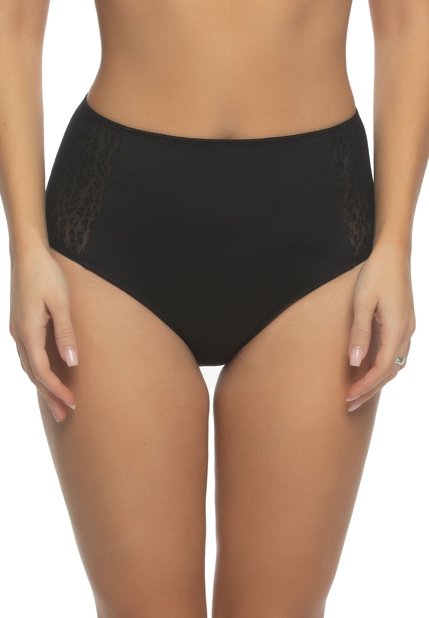 Prima Shaping Hi-Cut Brief, BLACK, hi-res image number 0