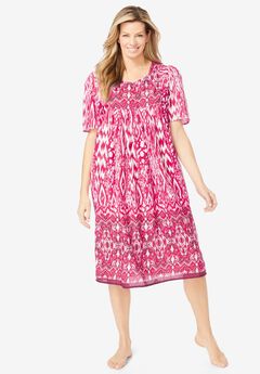 Mixed Print Short Lounger