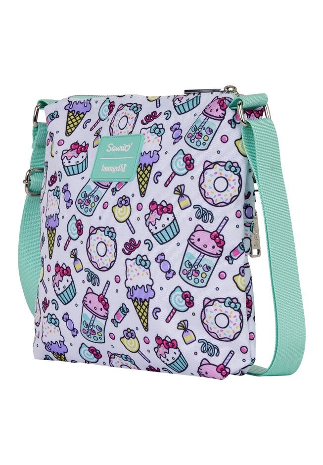 Loungefly x Sanrio Hello Kitty Sweets Passport Bag All-Over, PINK, alternate image number null