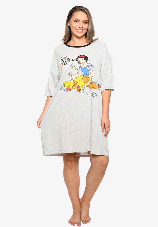 Disney Snow White Sleep Shirt Nightgown, GRAY, hi-res image number 0