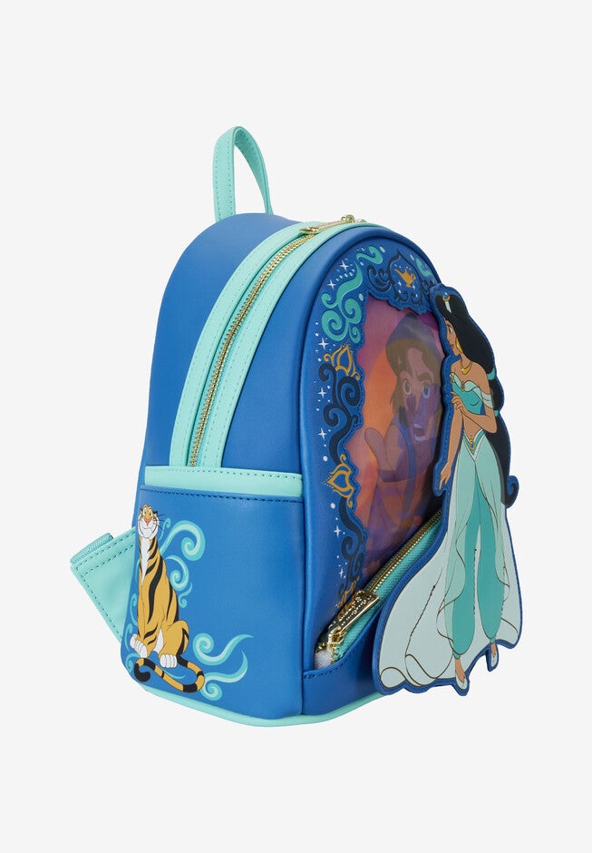 Loungefly X Disney Princess Jasmine Aladdin Lenticular Mini Backpack, , alternate image number null