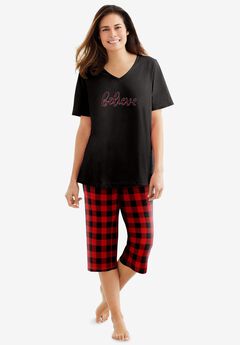 2-Piece Capri Cotton PJ Set
