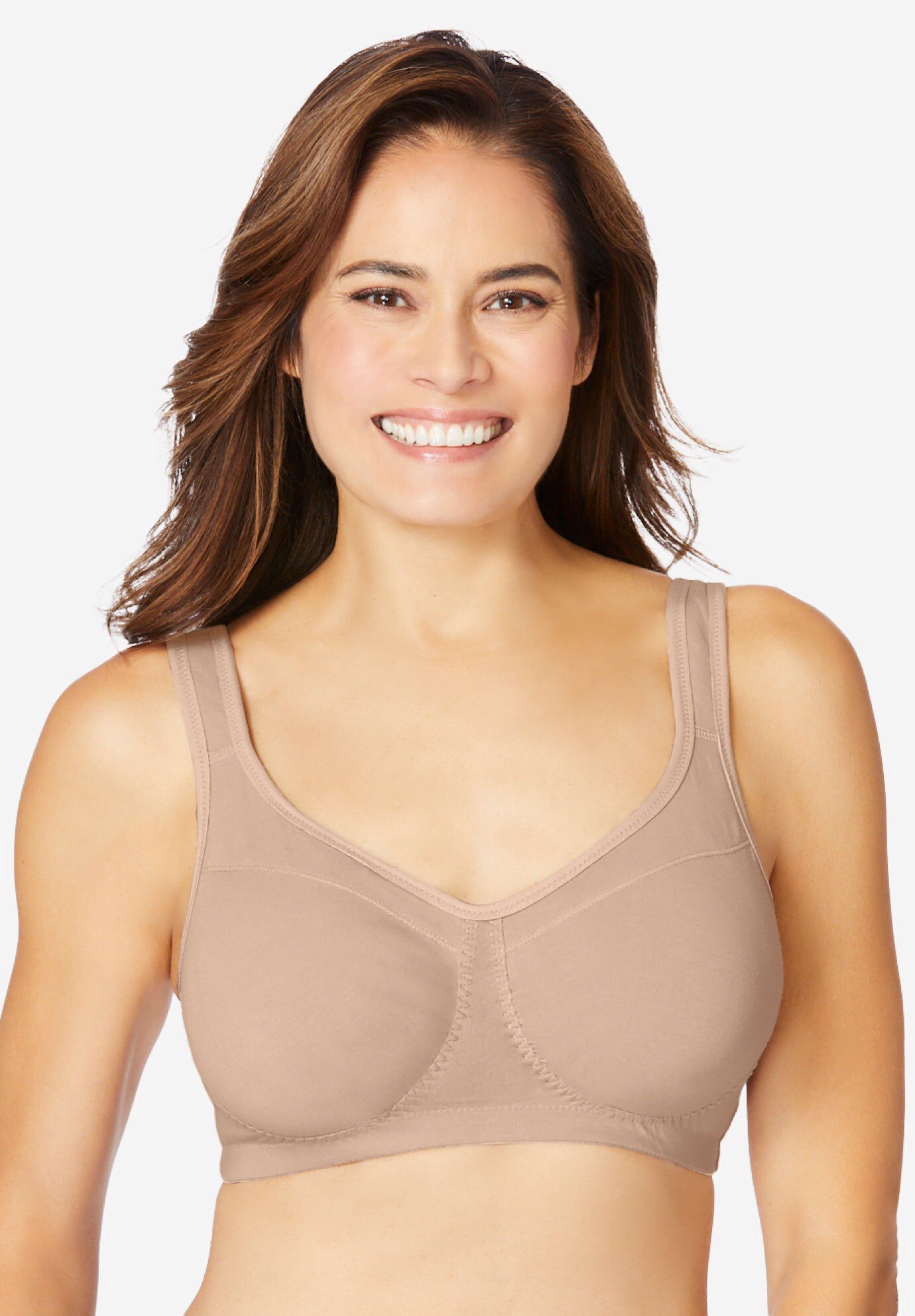 Wireless Leisure Bra Full Coverage, Light Lift, Black Catherines