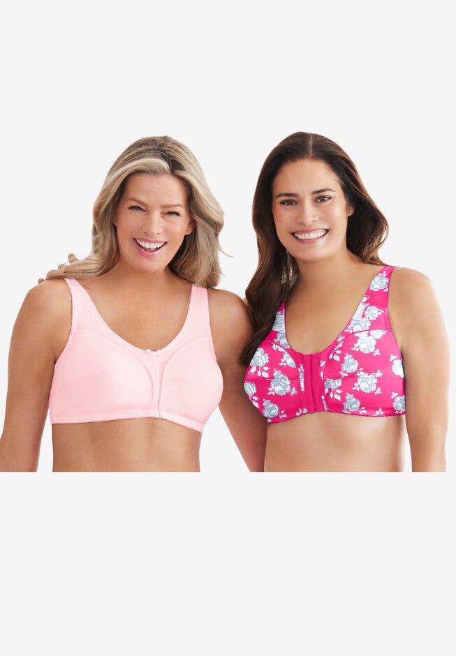The Cotton Wireless Bra 2-Pack, , hi-res image number null