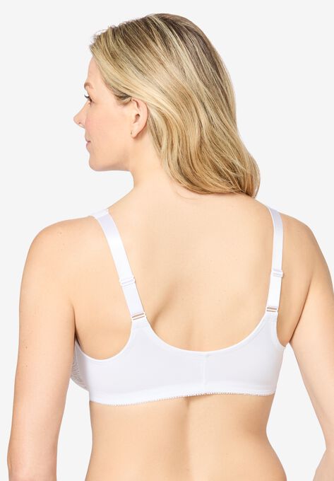Wonderwire® Stretch Lace Front-Close Underwire Bra, , on-hover image number null