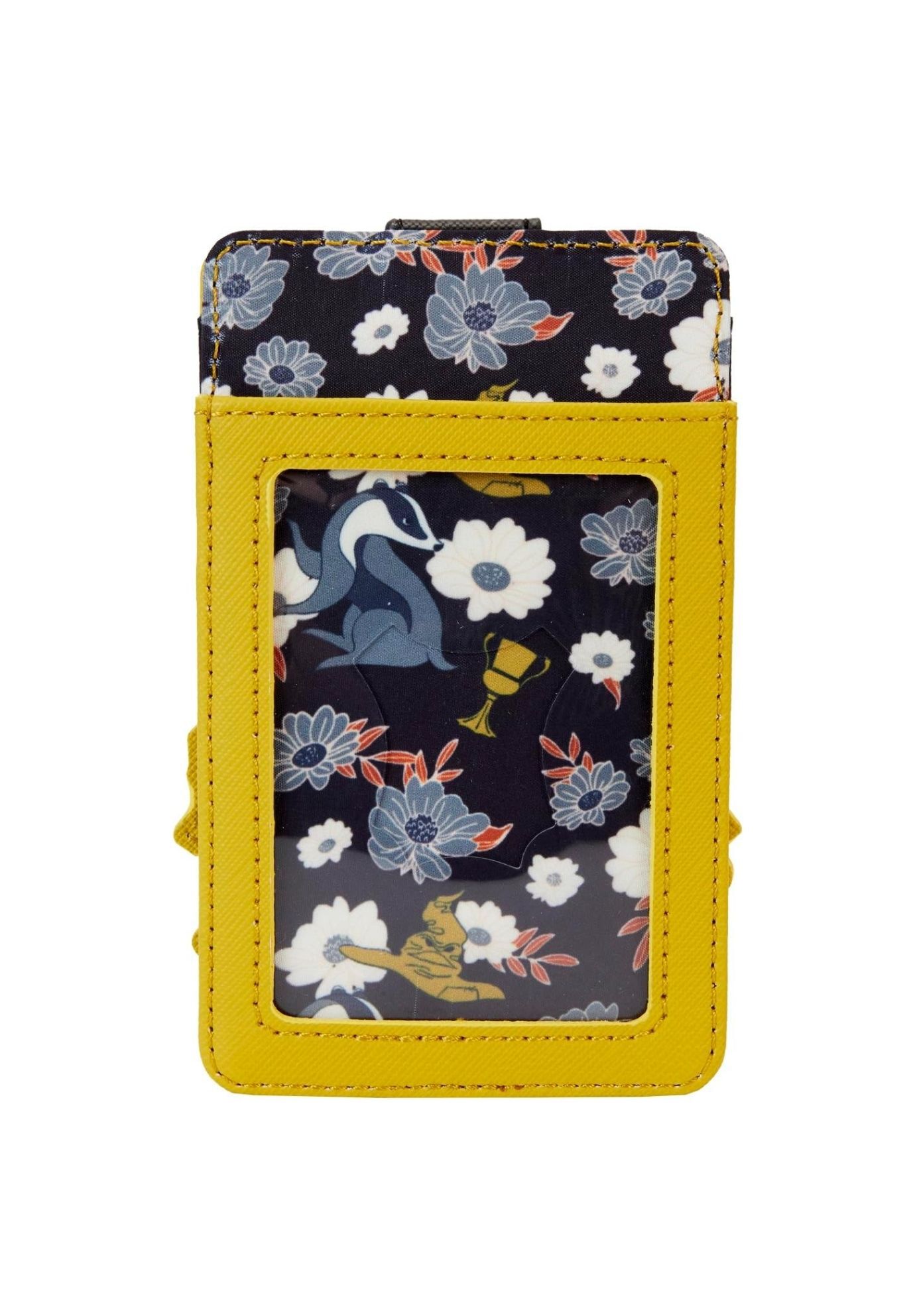 Loungefly x Harry Potter Hufflepuff Card Holder Wallet Yellow, YELLOW, on-hover image number 1