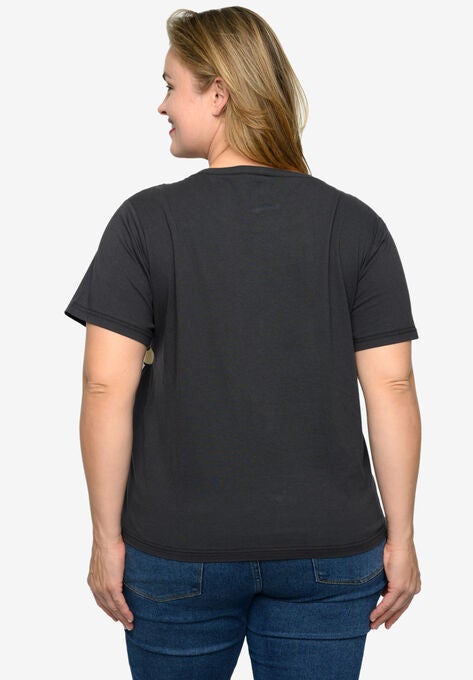 Disney Mickey Mouse & Crew Cropped T-Shirt Gray T-Shirt, , on-hover image number null