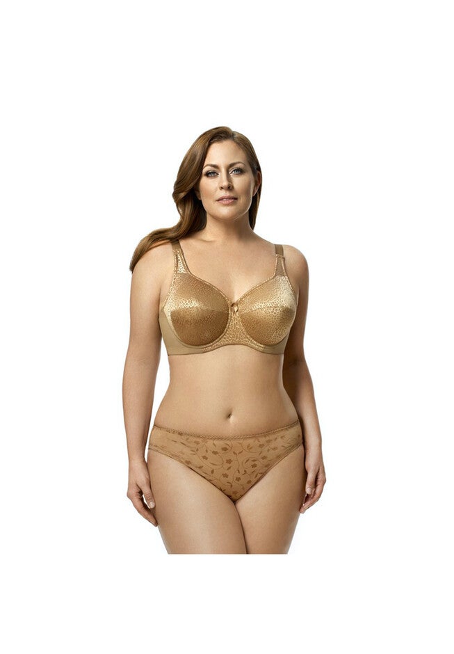 Leopard Lace Underwire Bra, MOCHA, hi-res image number 0