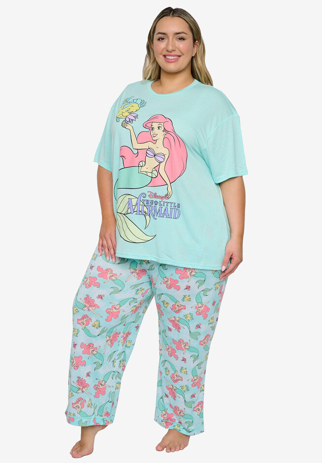 Disney The Little Mermaid Ariel Pajama 2-Piece Set T-Shirt & Pants