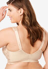 Front Hook Jacquard Softcup Bra , , on-hover image number null