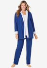 2-Piece Sherpa Lounge Set, EVENING BLUE, hi-res image number null