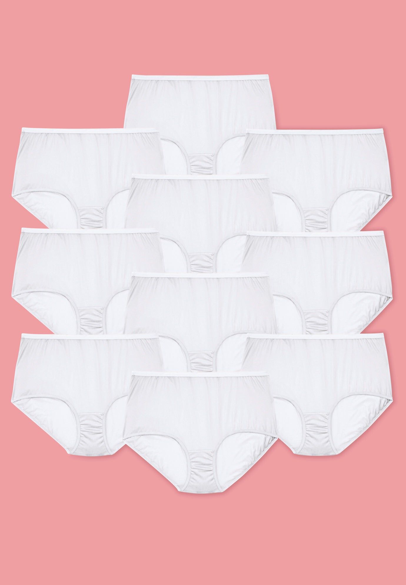 Full Coverage Cotton Brief 10-Pack