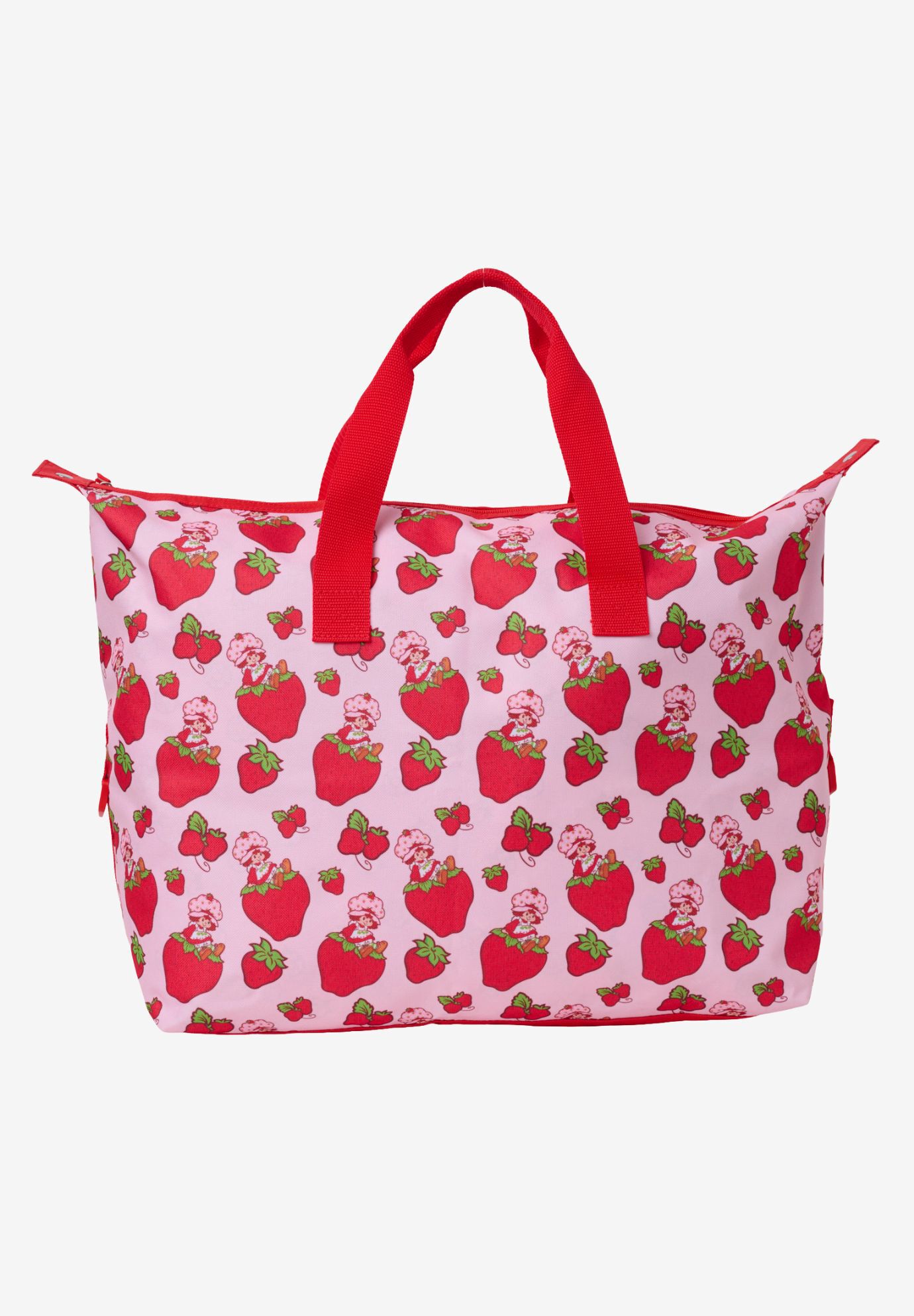 Strawberry Shortcake Travel Duffel Bag Carry-On Large Weekender Overnighter, PINK, alternate image number 6