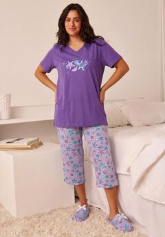 Plus Size Cotton Long Sleeve Sleep Sets
