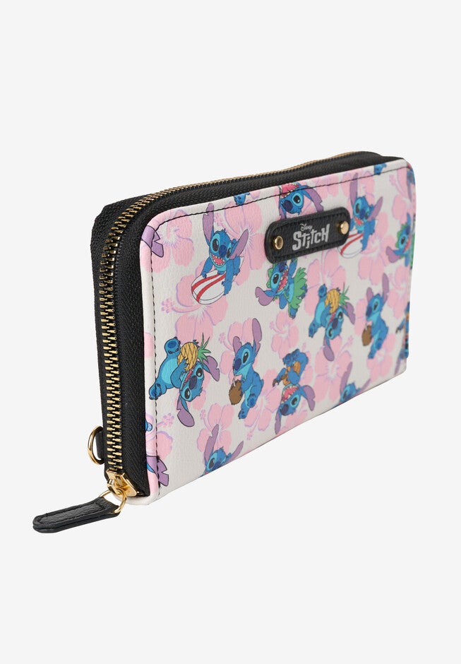 Disney Stitch Wallet All-Over Character Print Zip Around Wristlet, , alternate image number 4