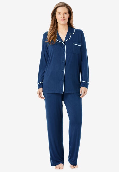 2-Piece Classic Pajama Set , EVENING BLUE, hi-res image number null