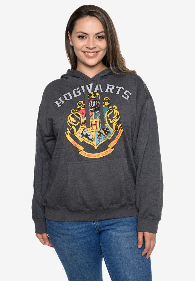 Harry Potter Hoodie Sweatshirt Hogwarts Crest Wizards, , alternate image number 4
