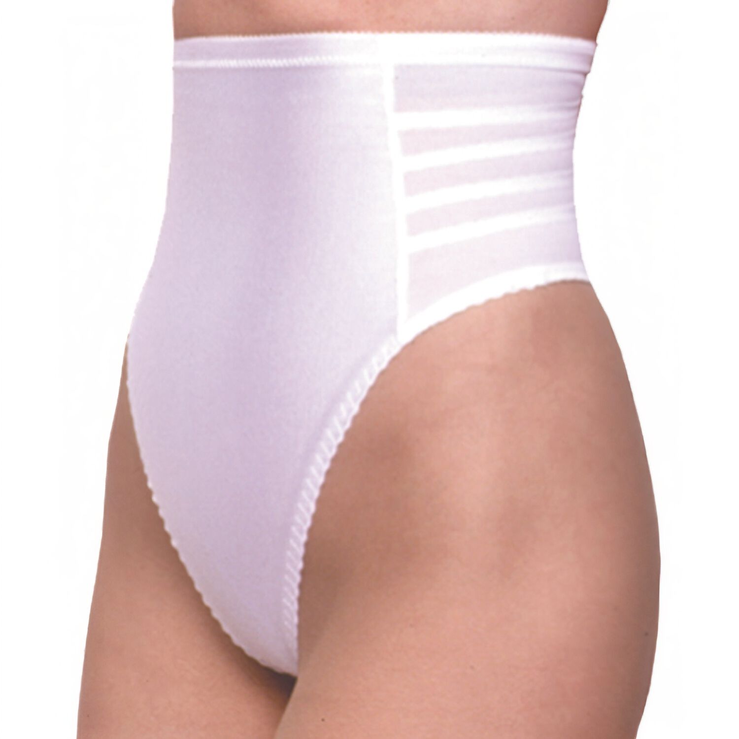 High Waist Firm Shaping Thong 900, WHITE, alternate image number 2