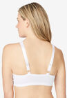 Embroidered Front-Close Underwire Bra , , on-hover image number null