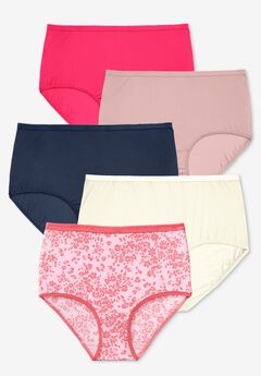 5-Pack Classic Silky Nylon Brief