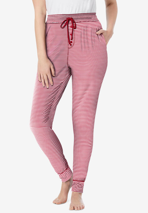 Relaxed Pajama Pant , CLASSIC RED STRIPE, hi-res image number null