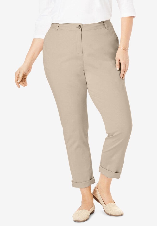 Girlfriend Chino, NATURAL KHAKI, hi-res image number null