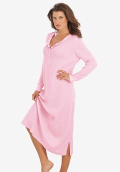 Thermal Henley Sleepshirt