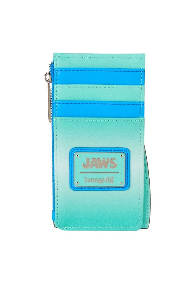 Loungefly x Universal Studios Jaws Card Holder Wallet, BLUE, on-hover image number null