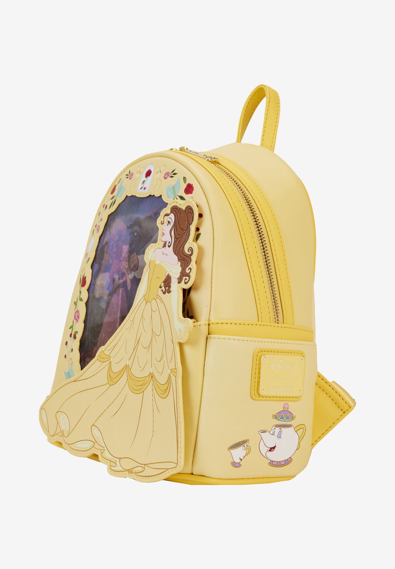 Loungefly X Disney Beauty And The Beast Belle Lenticular Backpack, , alternate image number 3