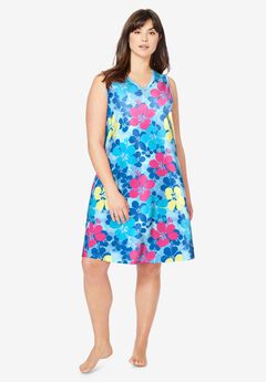 Short Sleeveless Sleepshirt