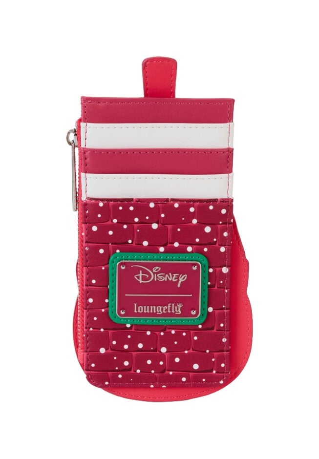 Loungefly x The Nightmare Before Christmas Snowman Jack Skellington Card Holder, RED, on-hover image number 1