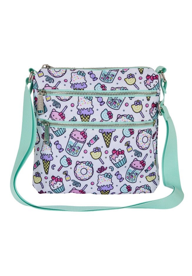Loungefly x Sanrio Hello Kitty Sweets Passport Bag All-Over, PINK, hi-res image number null
