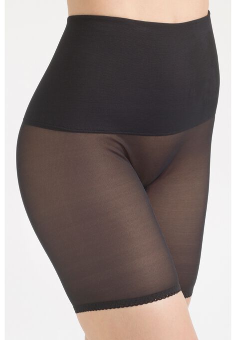 Rago Tummy Shaper Band Sheer Bike Pant, BLACK, hi-res image number null