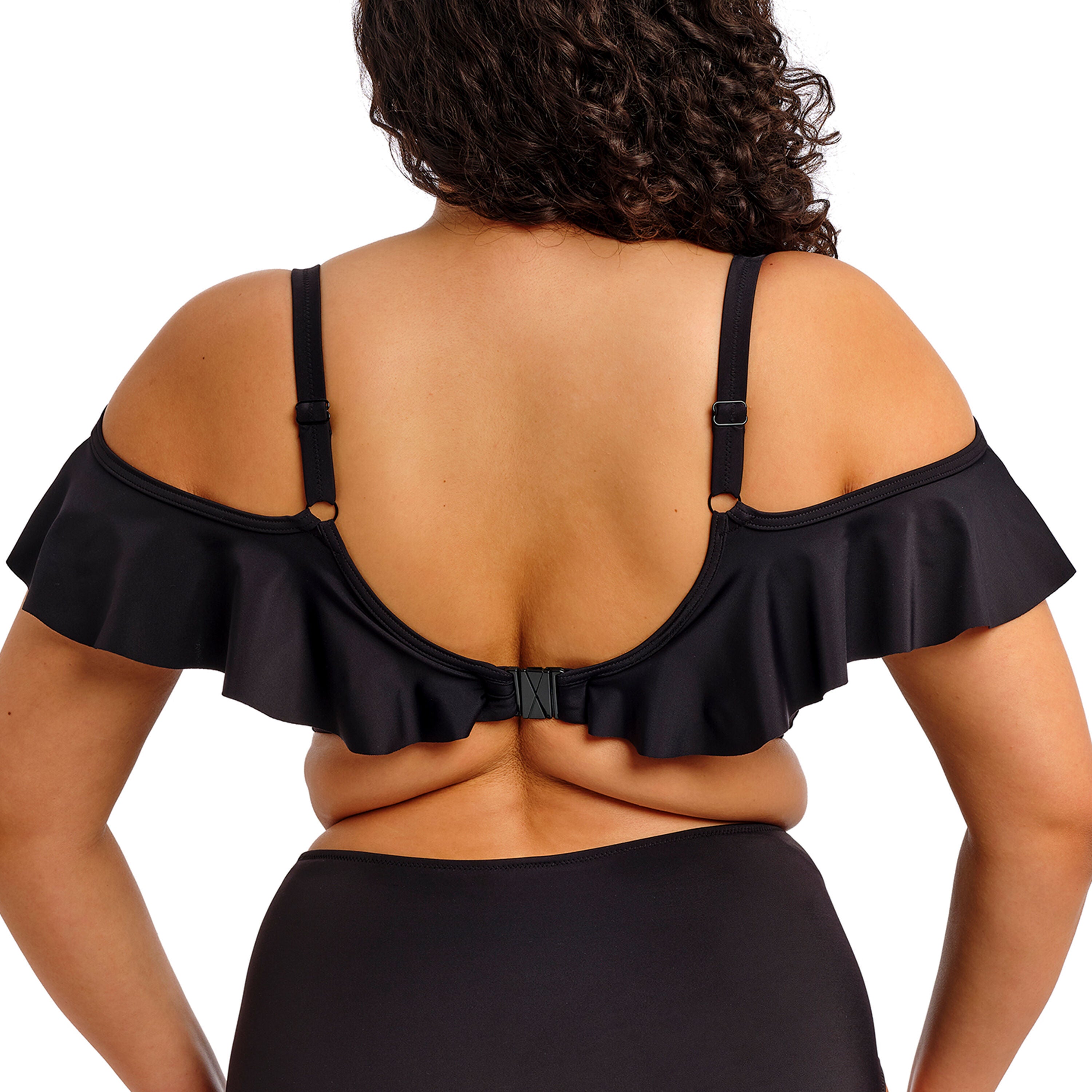 Plain Sailing Underwire Plunge Bikini Top, BLACK, on-hover image number 1