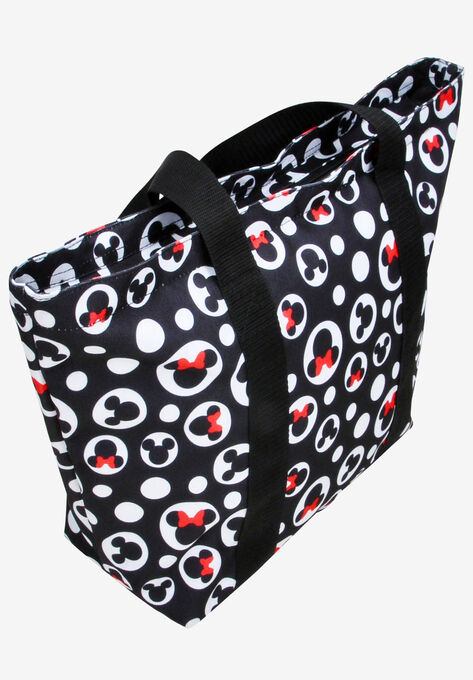 Disney Mickey Mouse Tote Minnie Icon Zippered Travel Handbag, , alternate image number null