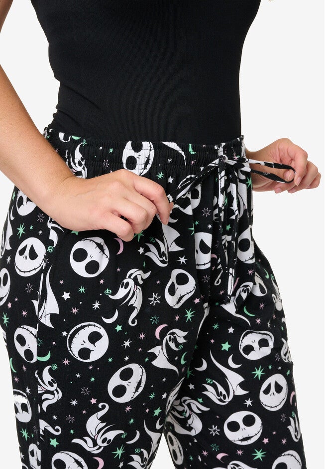 Nightmare Before Christmas Cotton Pajama Pants, , alternate image number null