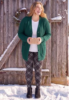 Womens Plus Size Cable Knit Sweaters