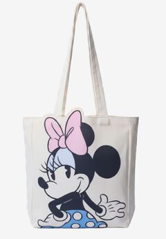 Disney Minnie Mouse Die-Cut Canvas Tote Bag with Shaped Top