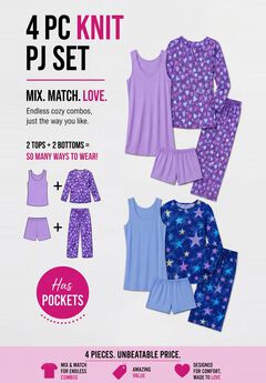 4-piece Pajama Wardrober