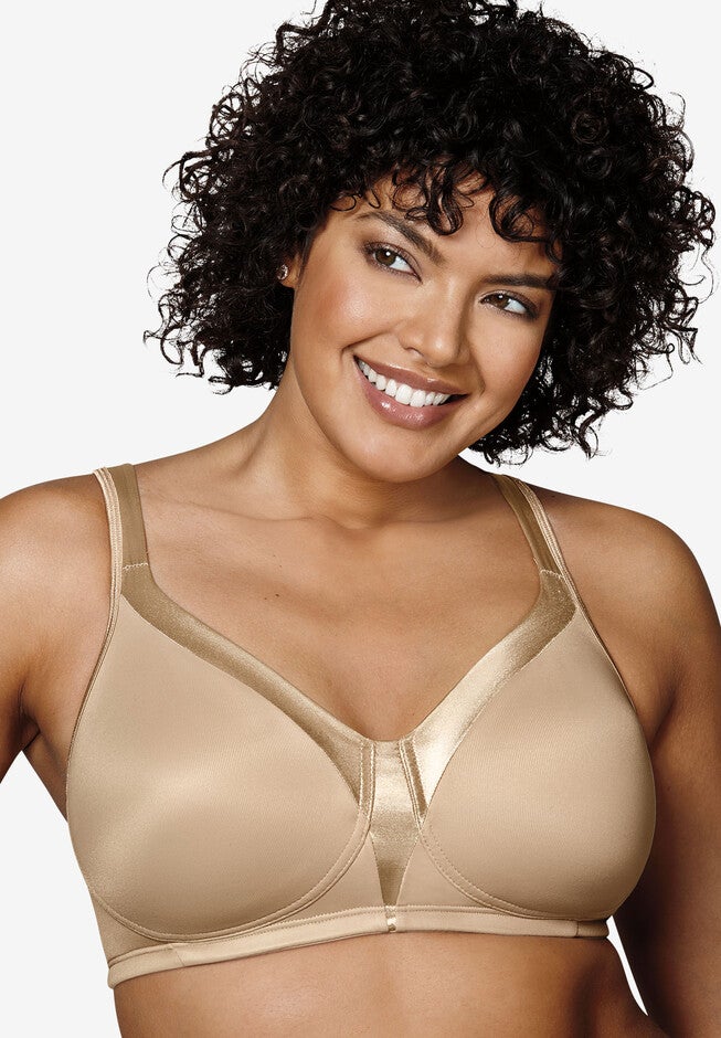 18 Hour® Silky Soft Smoothing Wireless Bra US4803, NUDE, hi-res image number 0