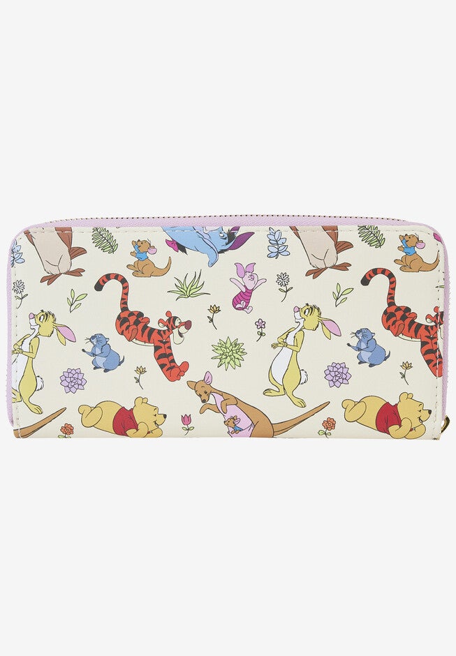 Loungefly X Disney Winnie The Pooh & Friends Zip Around Wallet, , on-hover image number null